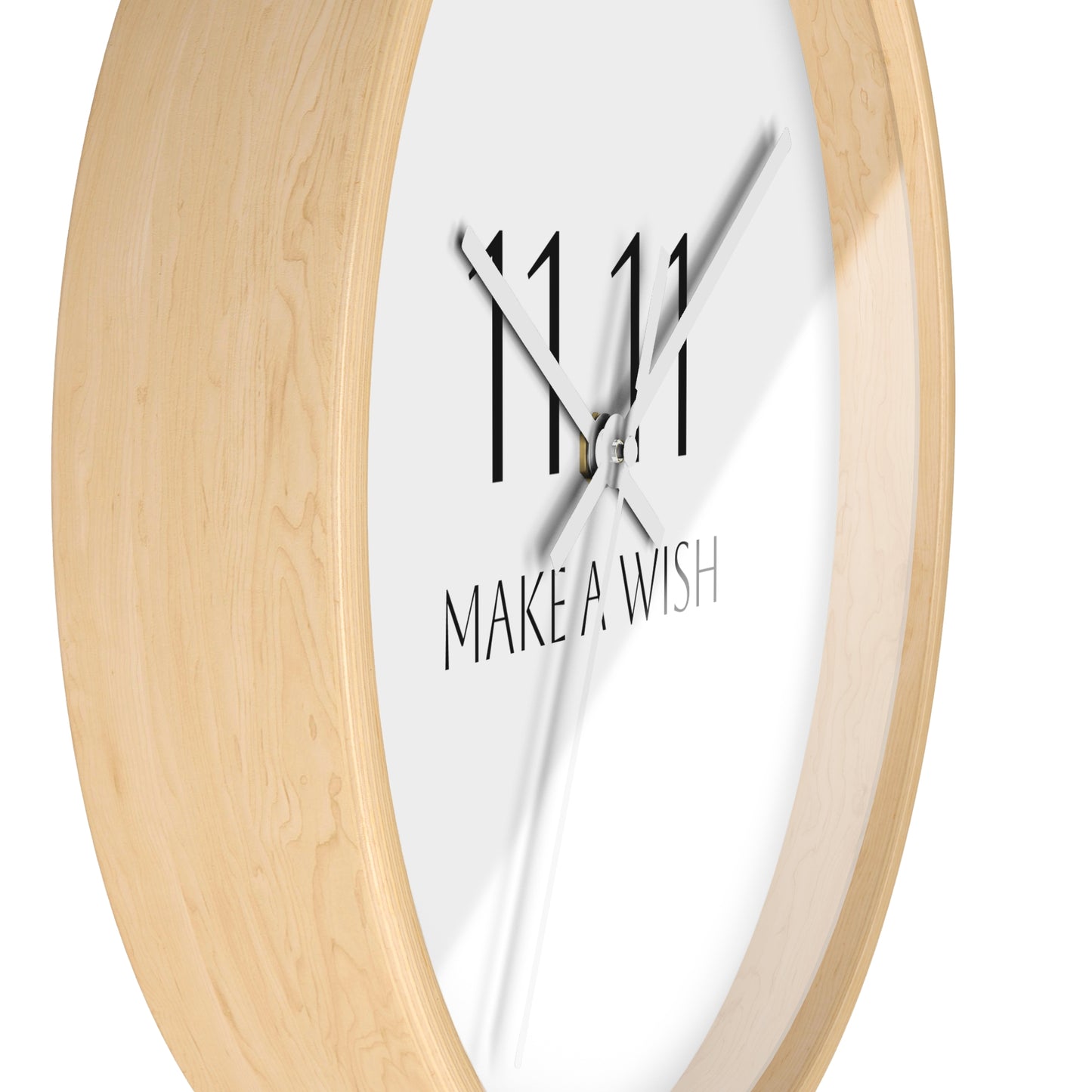 11.11 make a wish Wall Clock