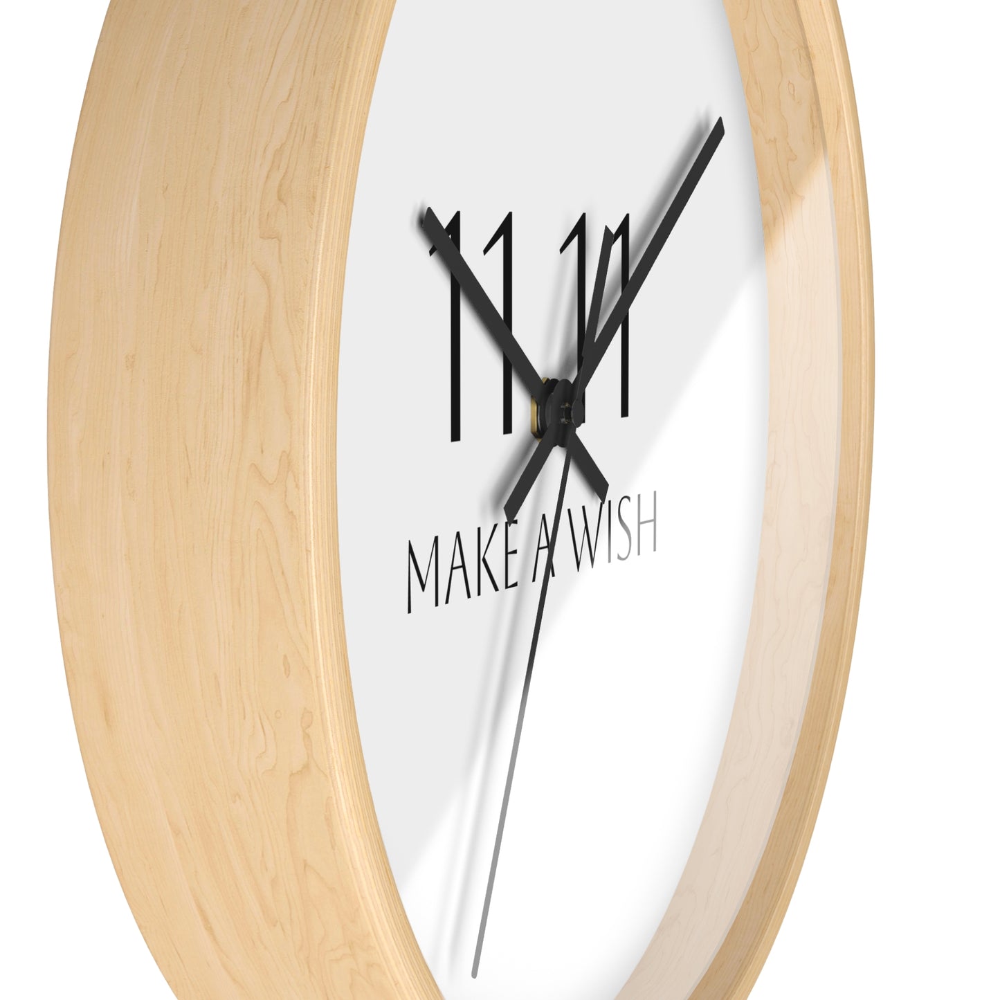 11.11 make a wish Wall Clock