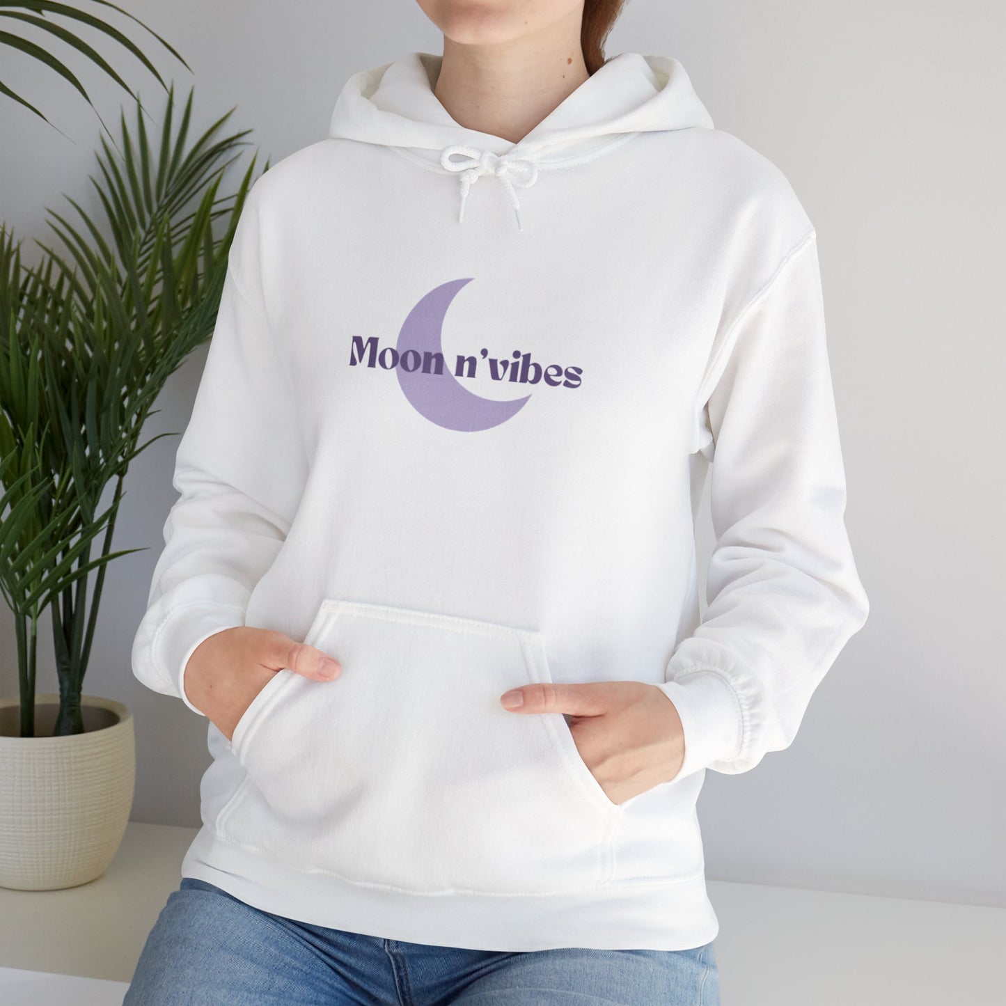 Moon vibes Unisex Hooded Sweatshirt