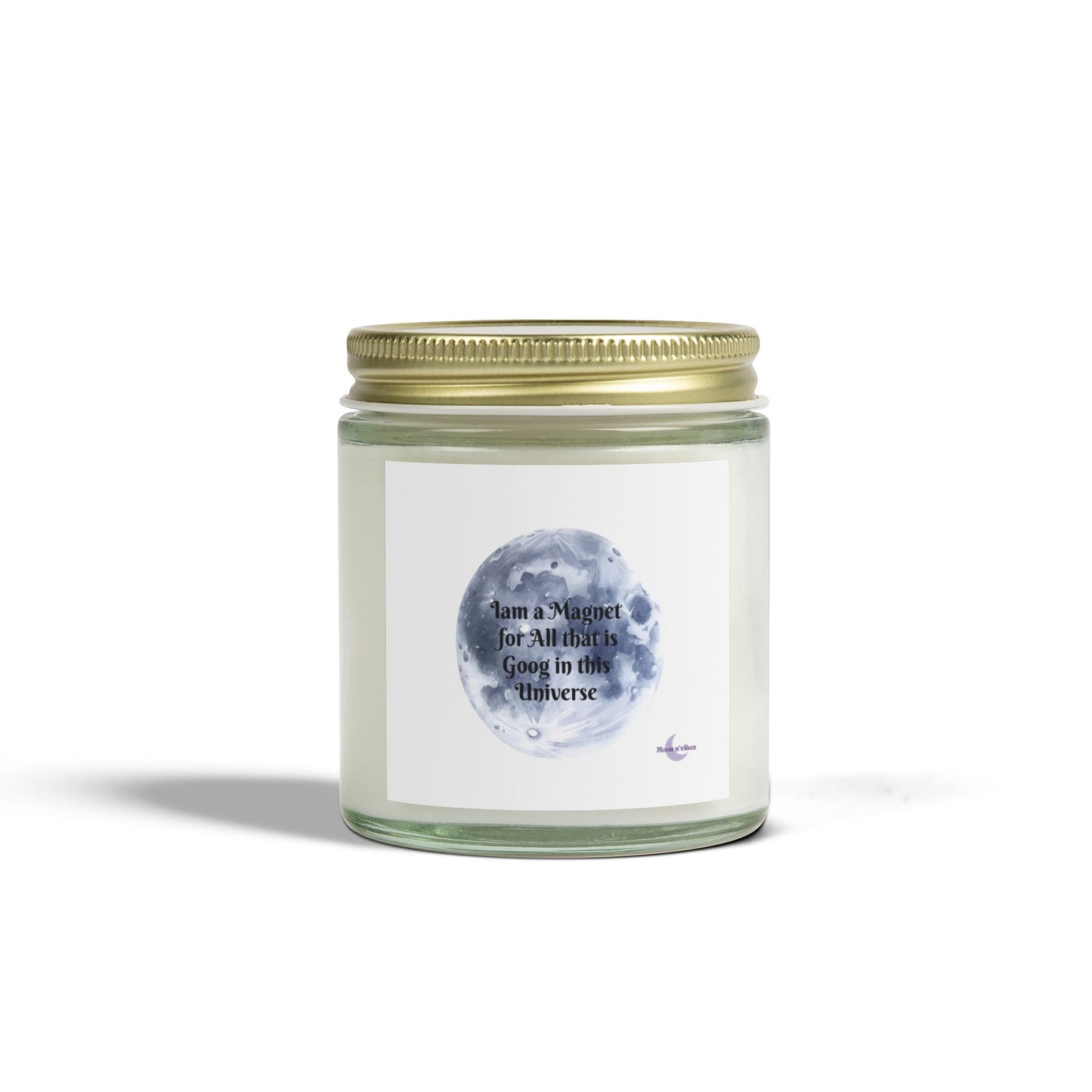 Abundance Scented Candles, Coconut Apricot Wax (4oz, 9oz)