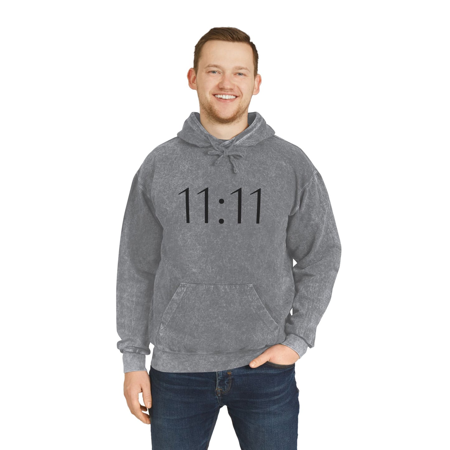 11:11 Make a wish Unisex Mineral Wash Hoodie