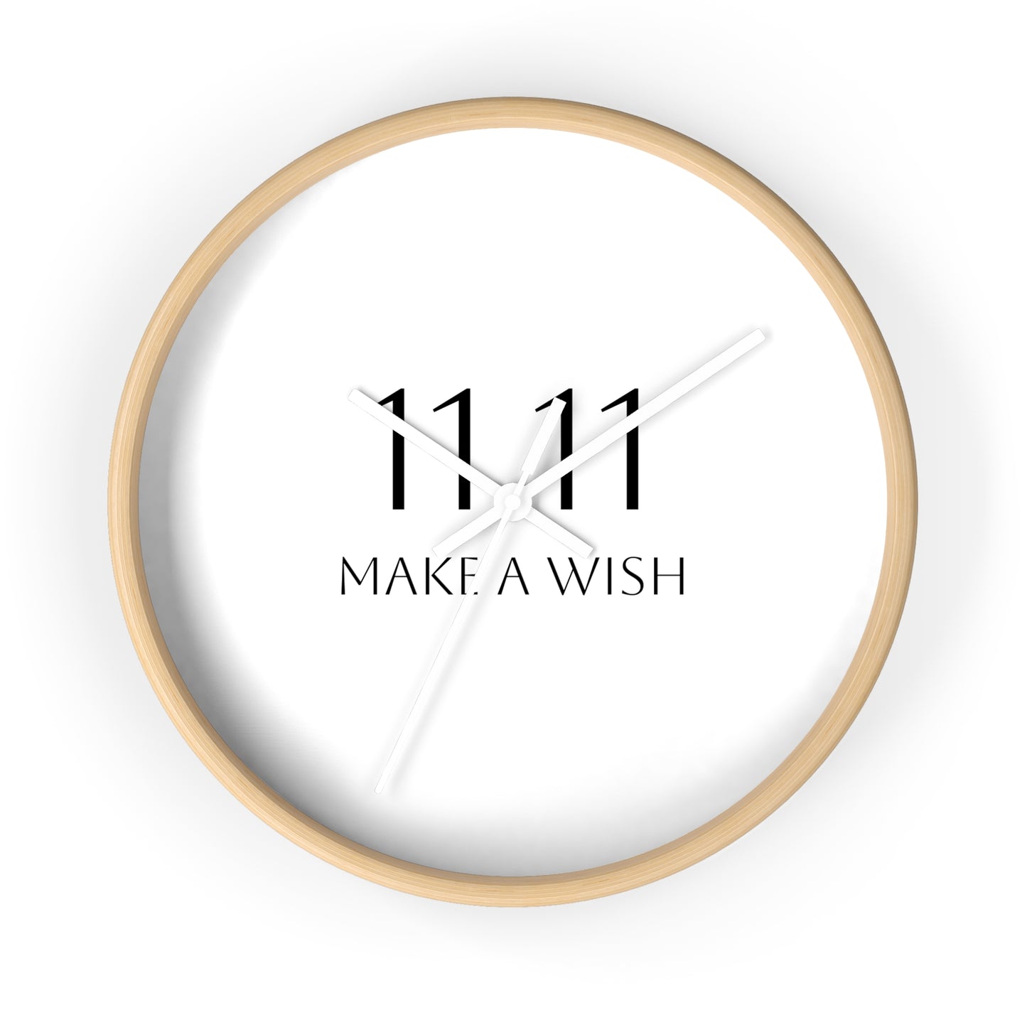 11.11 make a wish Wall Clock